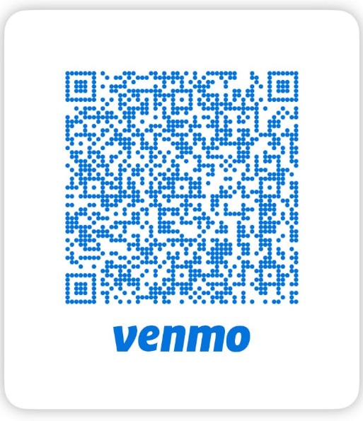 Venmo payment QR code for Turks Pay