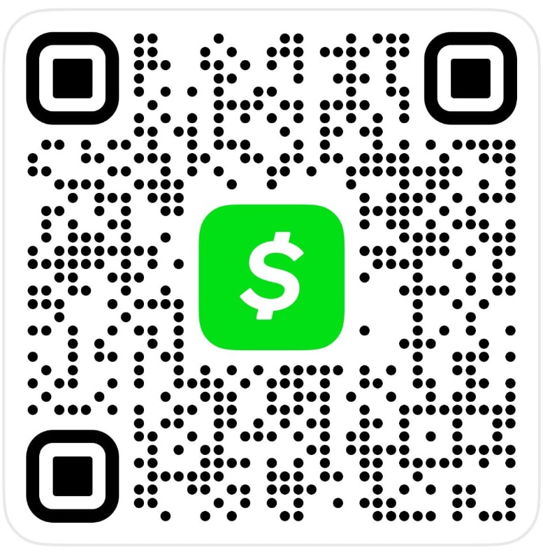 Cash App payment QR code for Turks Pay